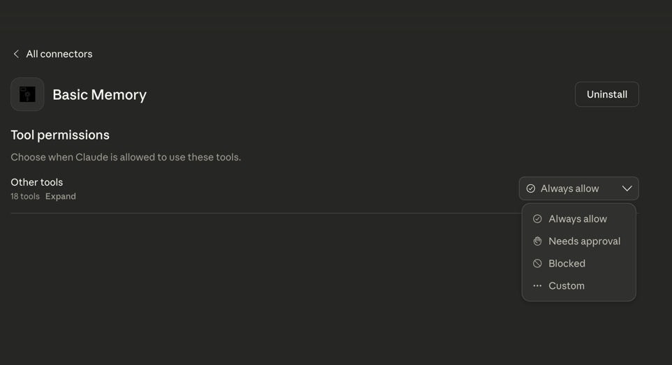 Claude - Configure tools